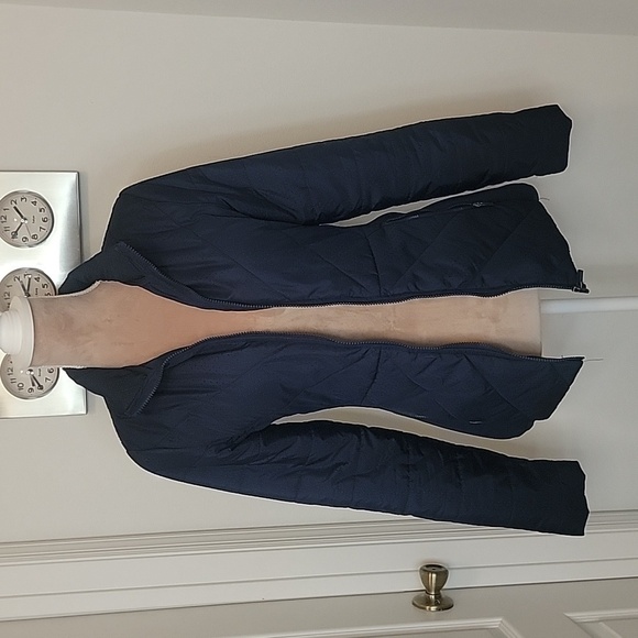Fabletics, Size S, Fitted Navy Sedona Puffer Jacket, EUC! - Picture 1 of 10